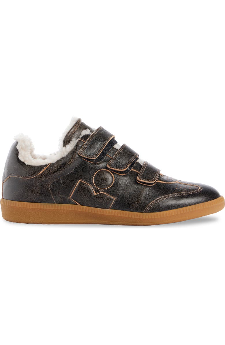 Isabel Marant Beth Genuine Shearling Lined Low Top Sneaker, Alternate, color,