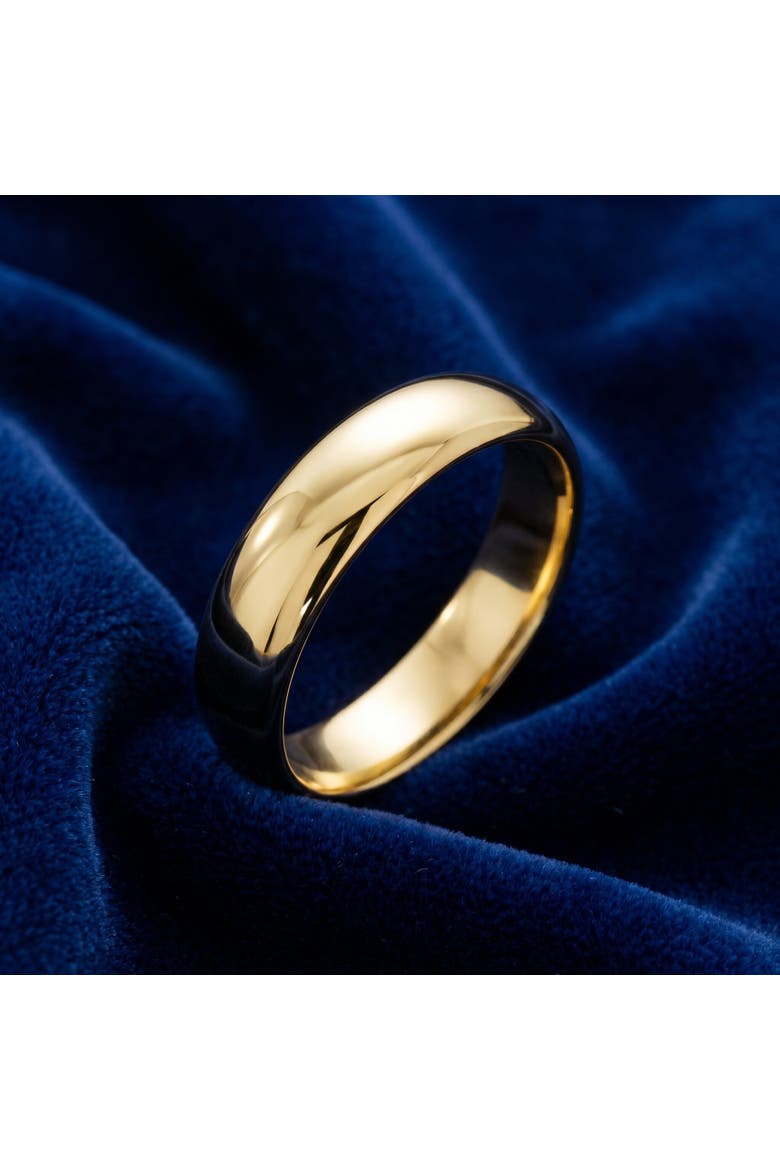 5mm Dome High Polished Wedding Band 14K Gold, Alternate, color, 14k Yellow Gold