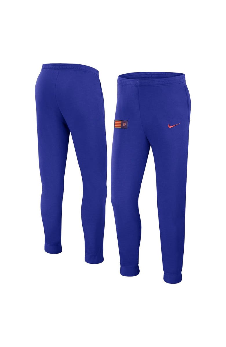 Nike Men's Nike Blue Barcelona GFA Fleece Pants, Main, color, Blue