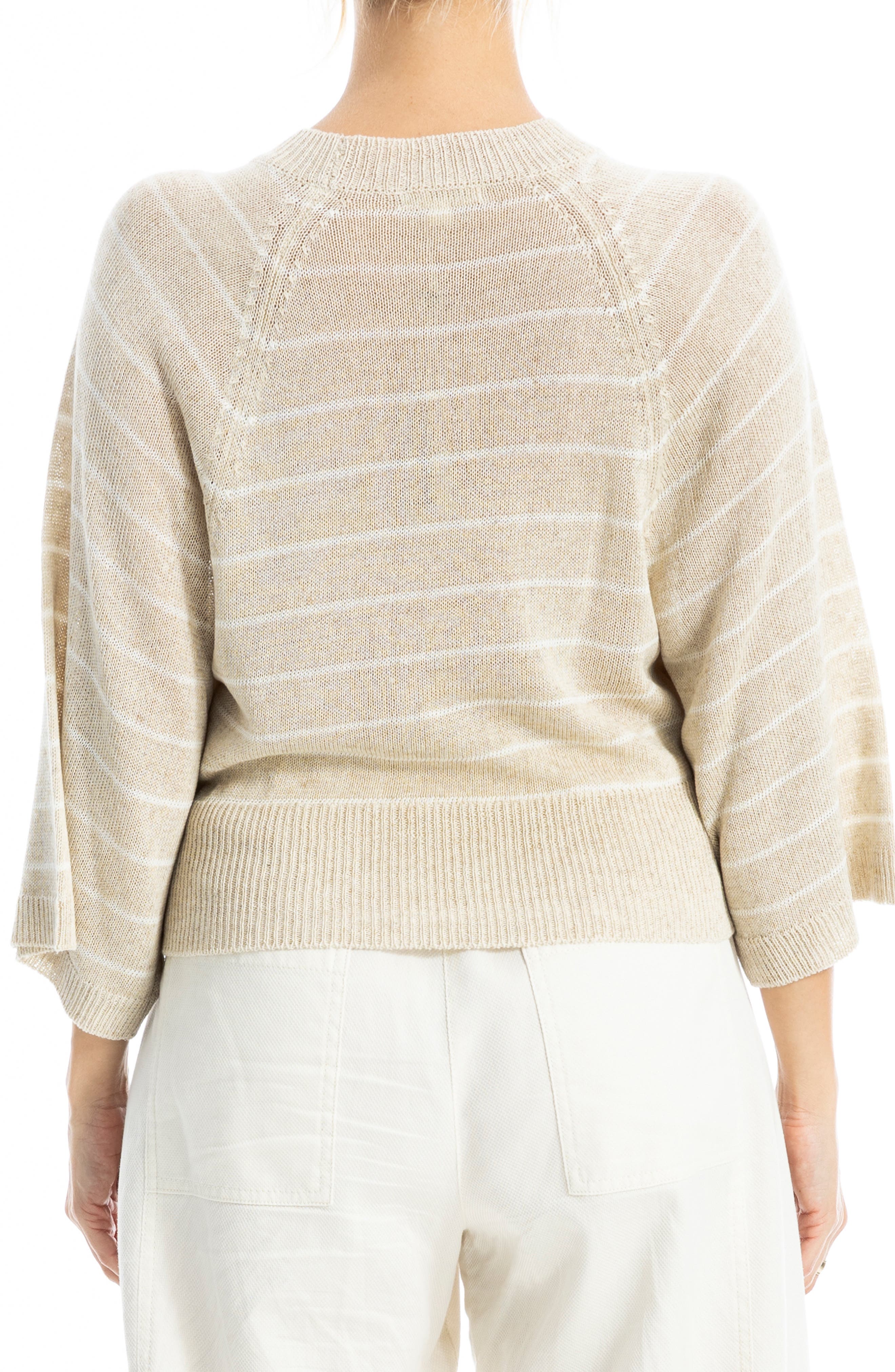 Stripe Raglan Sleeve Sweater - image 2