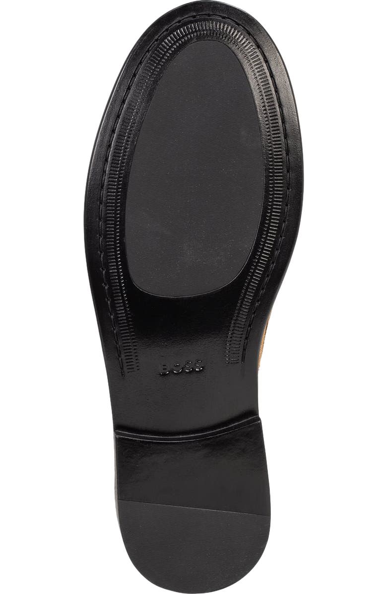 BOSS Tevan Moc Toe Penny Loafer, Alternate, color, Brown