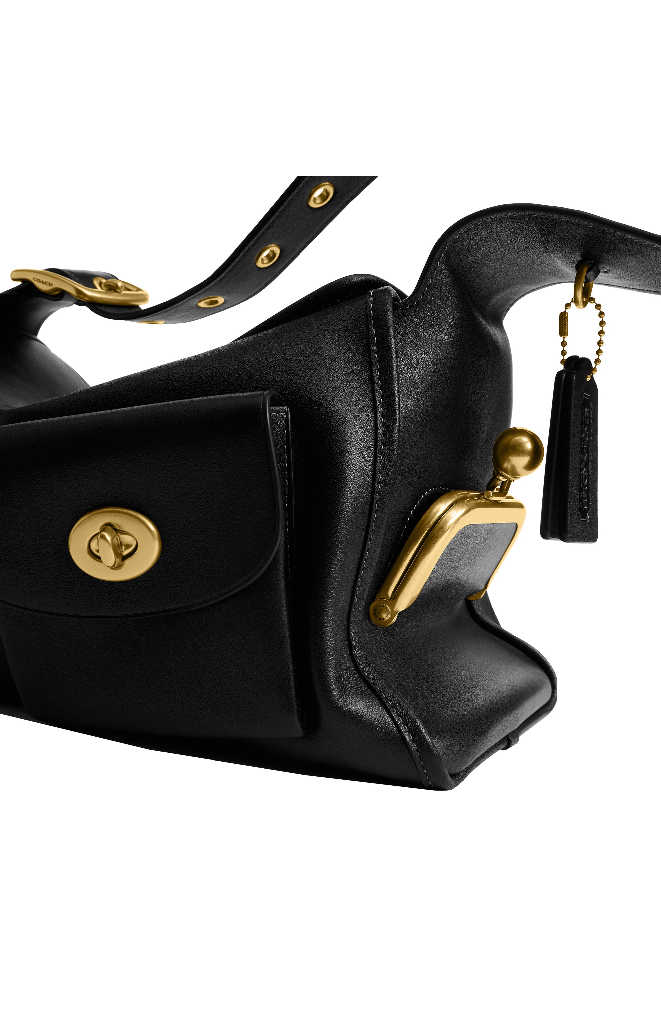 バッグ Coach accessorypouch archive shoulderbag Turnlock Haversack Leather Shoulder Bag (Women) | Nordstrom