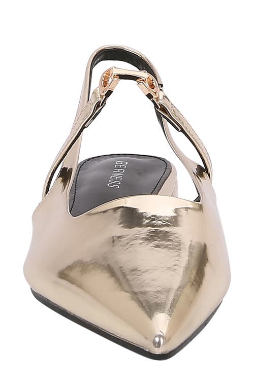 BERNESS BERNESS VICTORIA MARY JANE POINTED TOE SLINGBACK FLAT