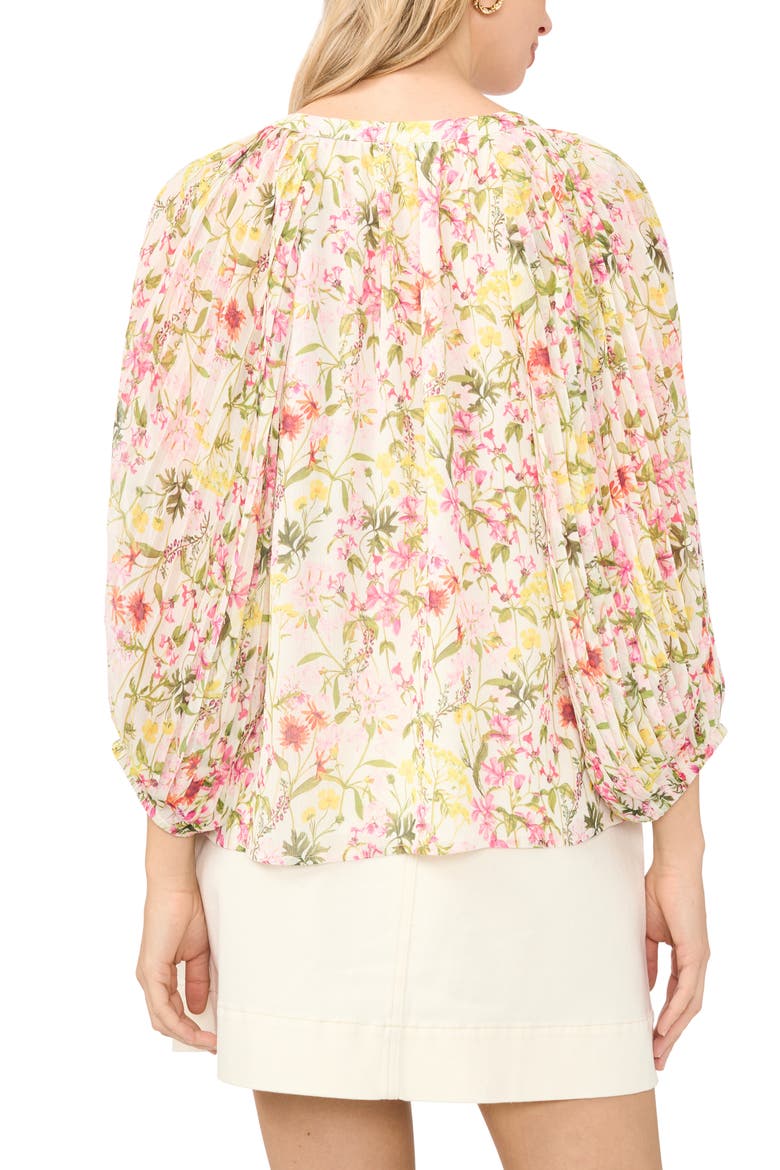 Floral Button-Up Shirt, Alternate, color, RASPBERRY SORBET