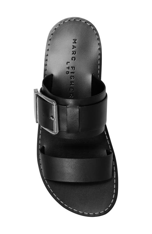 Marc Fisher Hallyn Slide Sandal In Black1