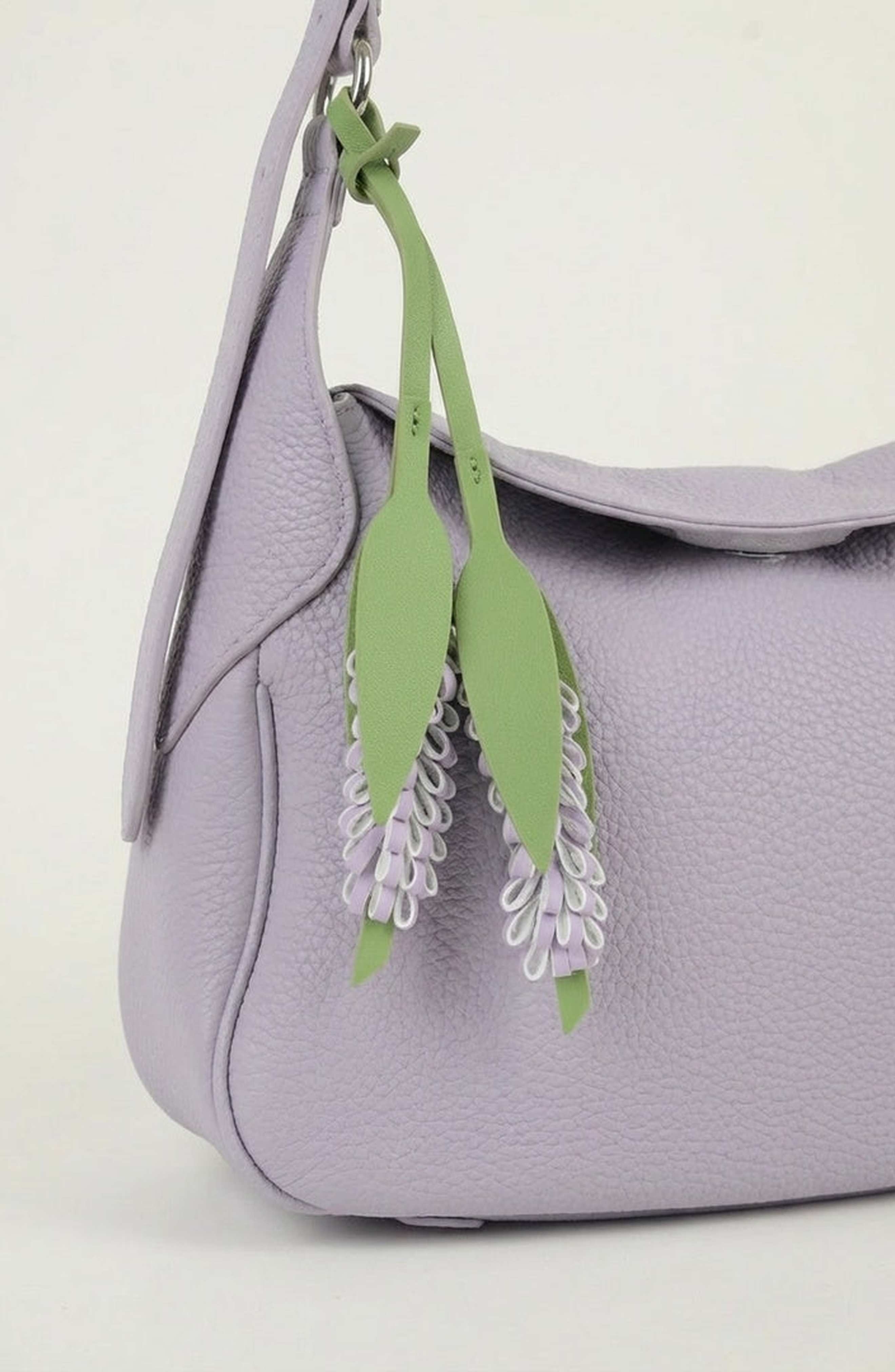 Modenaire Soft Leather Shoulder Bag, Alternate, color, Lavender