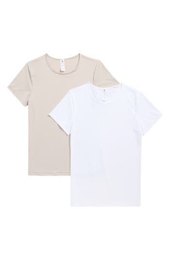 Yogalicious 2-pack Tara Air Cloud Jersey T-shirts In Multi