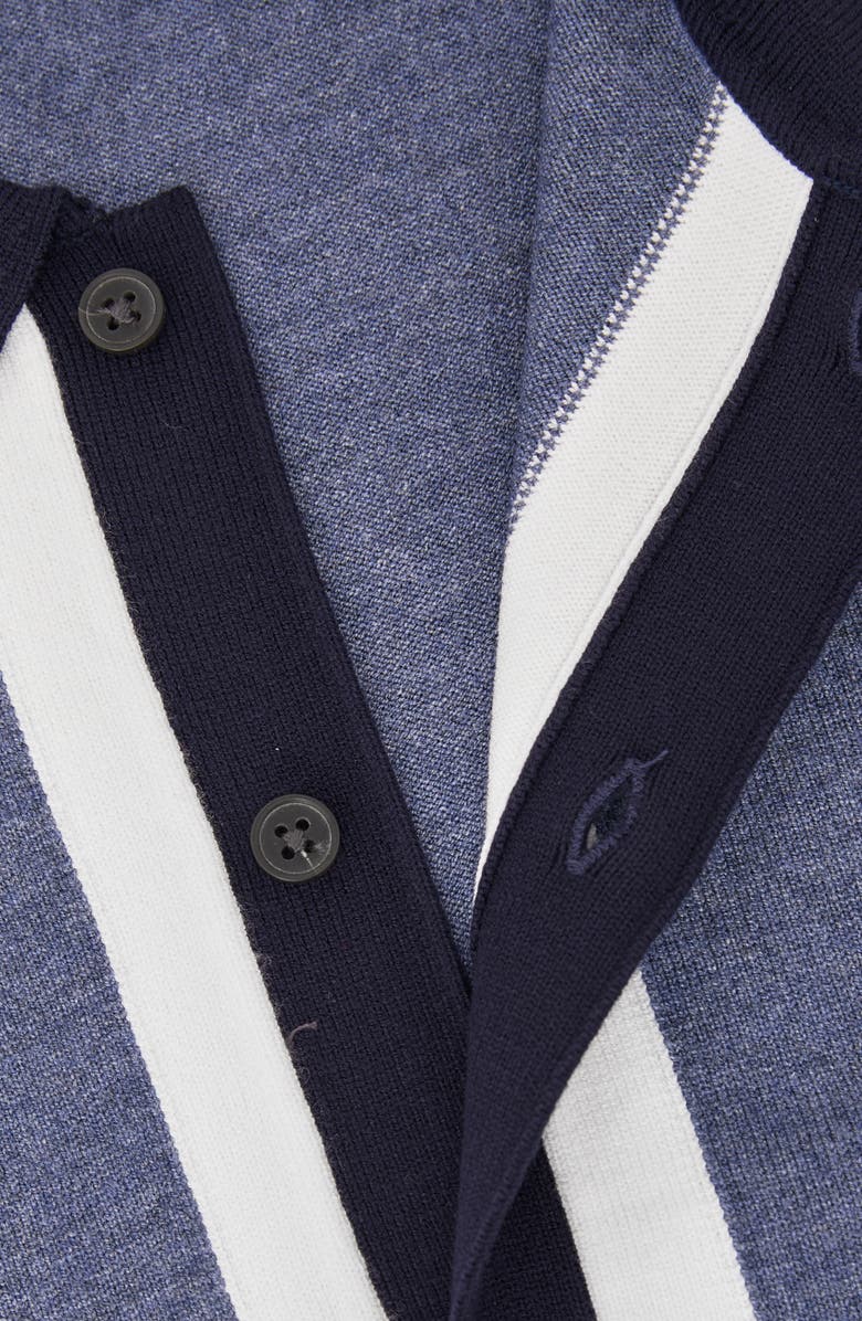 Reiss Kids' Craig Knit Top, Alternate, color, Navy/ Airforce B