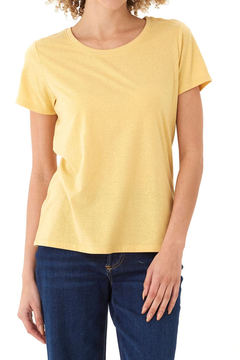 Odette T-Shirt, Main, color, BUTTERSCOTCH