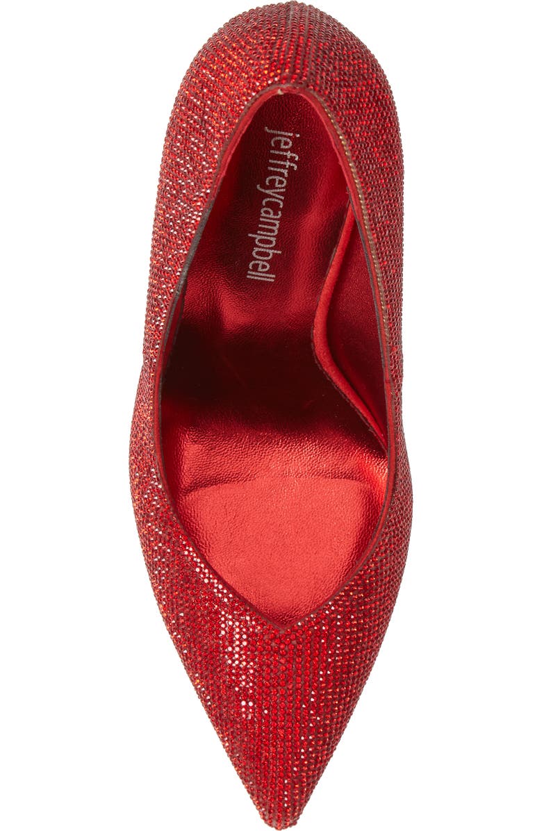 Jeffrey Campbell Lure-JS Crystal Embellished Pointed Toe Pump, Alternate, color,