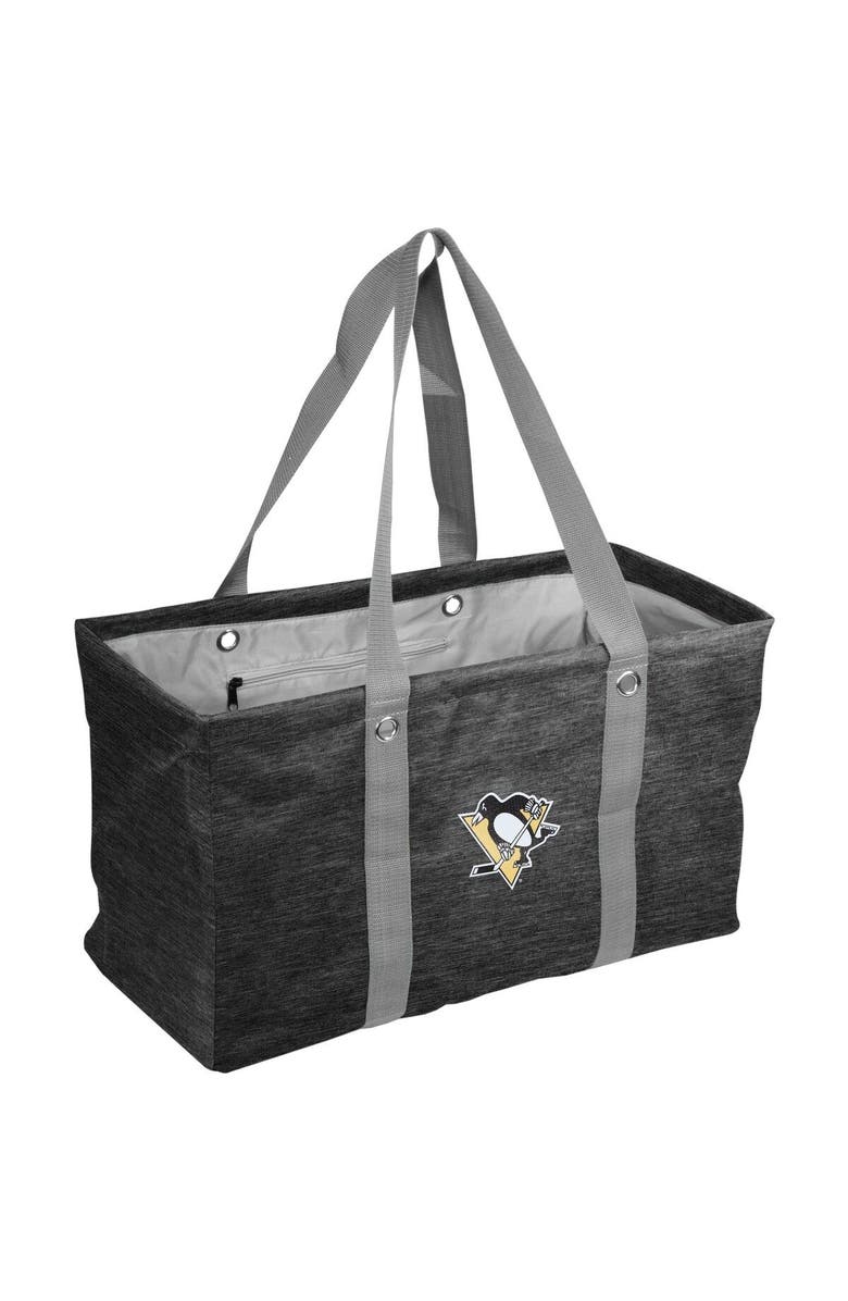 LOGO BRANDS Pittsburgh Penguins Crosshatch Picnic Caddy Tote Bag, Main, color,