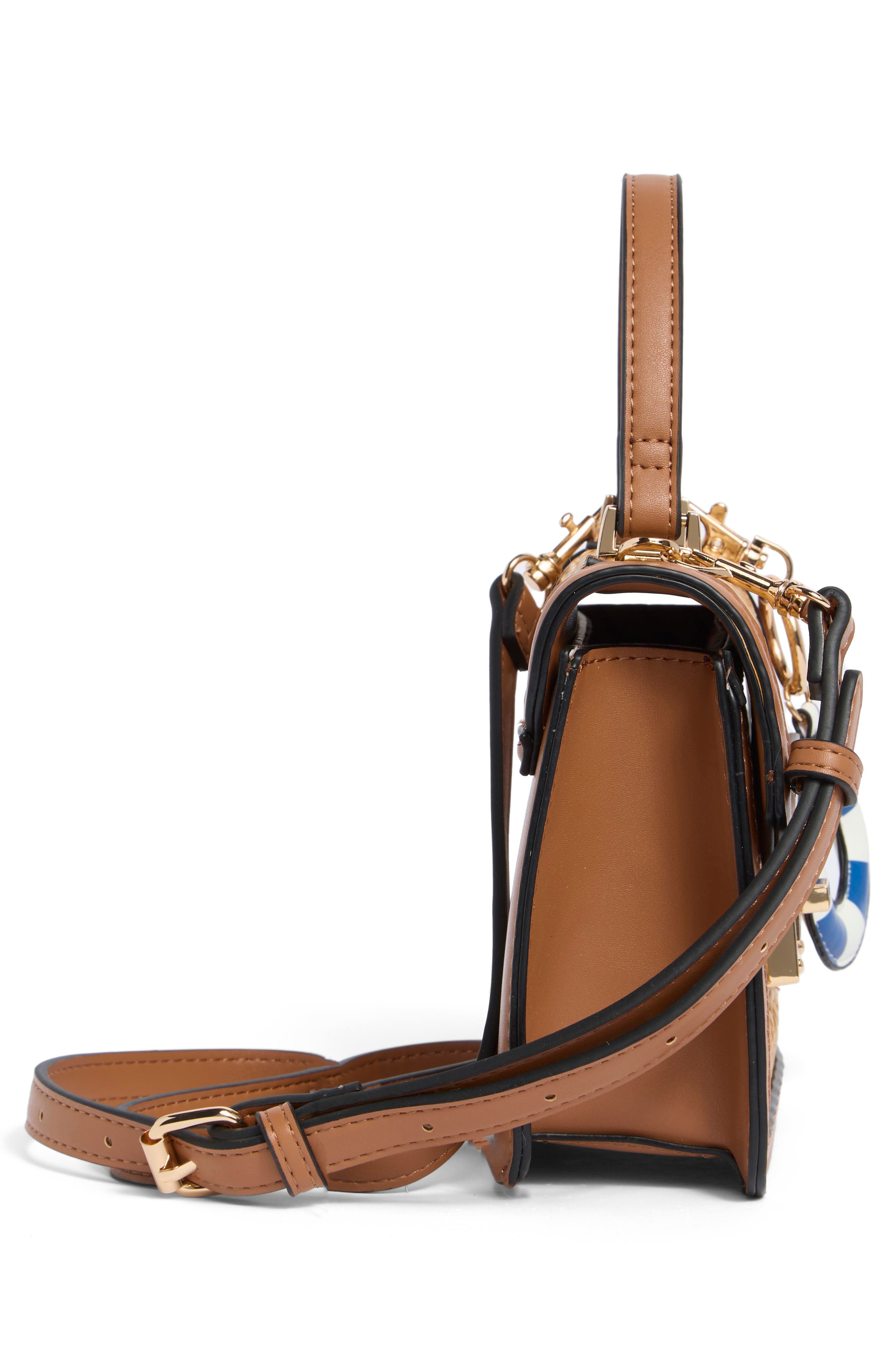 ALDO Etidan Crossbody Bag, Alternate, color, Brown