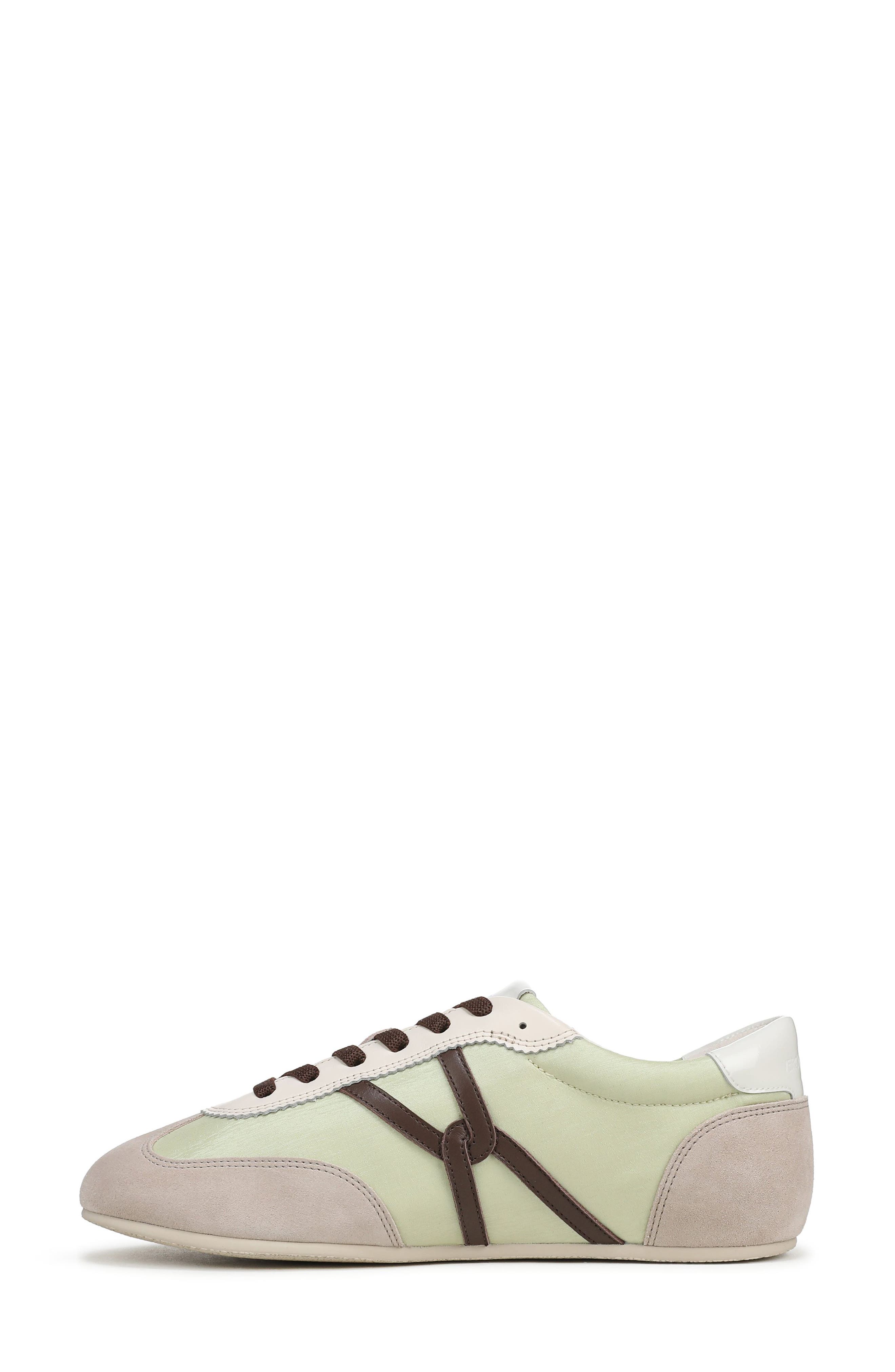 Riviera Slip-On Sneaker, Alternate, color, PISTACHIO/ DARK BROWN
