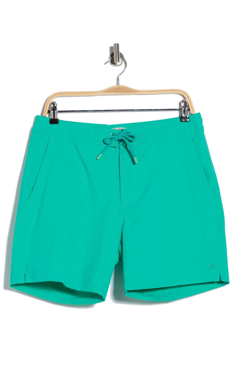 Tori Richard Tradewind Swim Trunks, Alternate, color, Peacock