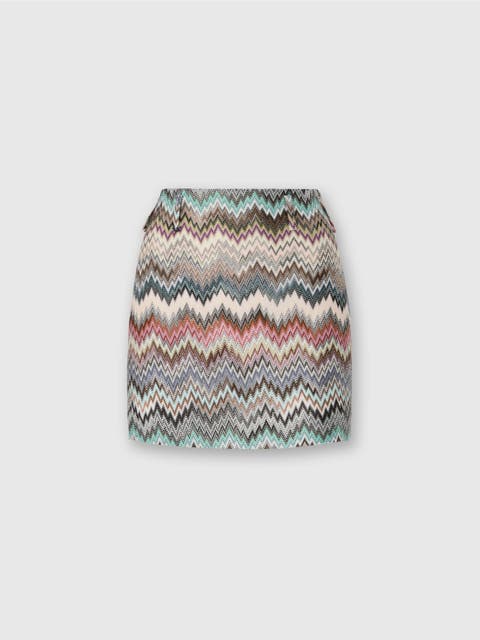 Mini Skirt With Snake Pattern