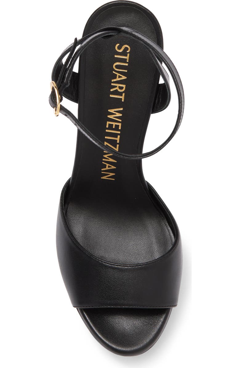 Stuart Weitzman Ryder II Platform Sandal, Alternate, color, Black