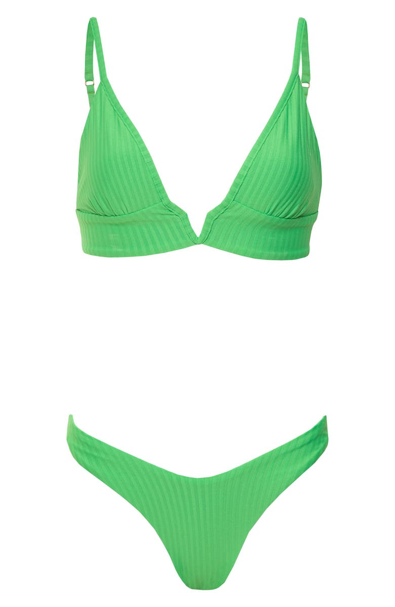 Maaji Splendor Bikini Bottoms, Alternate, color, Green