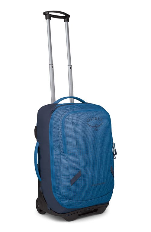 Osprey Transporter 38-liter Wheeled Carry-on Luggage In Blue Flame/nocturnal Blue