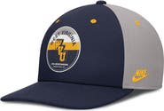Nike Men's Nike Navy/Gray West Virginia Mountaineers Prep Pro Performance Snapback Hat