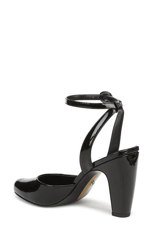 Sam Edelman Wrenna Ankle Strap Peep Toe Pump In Black