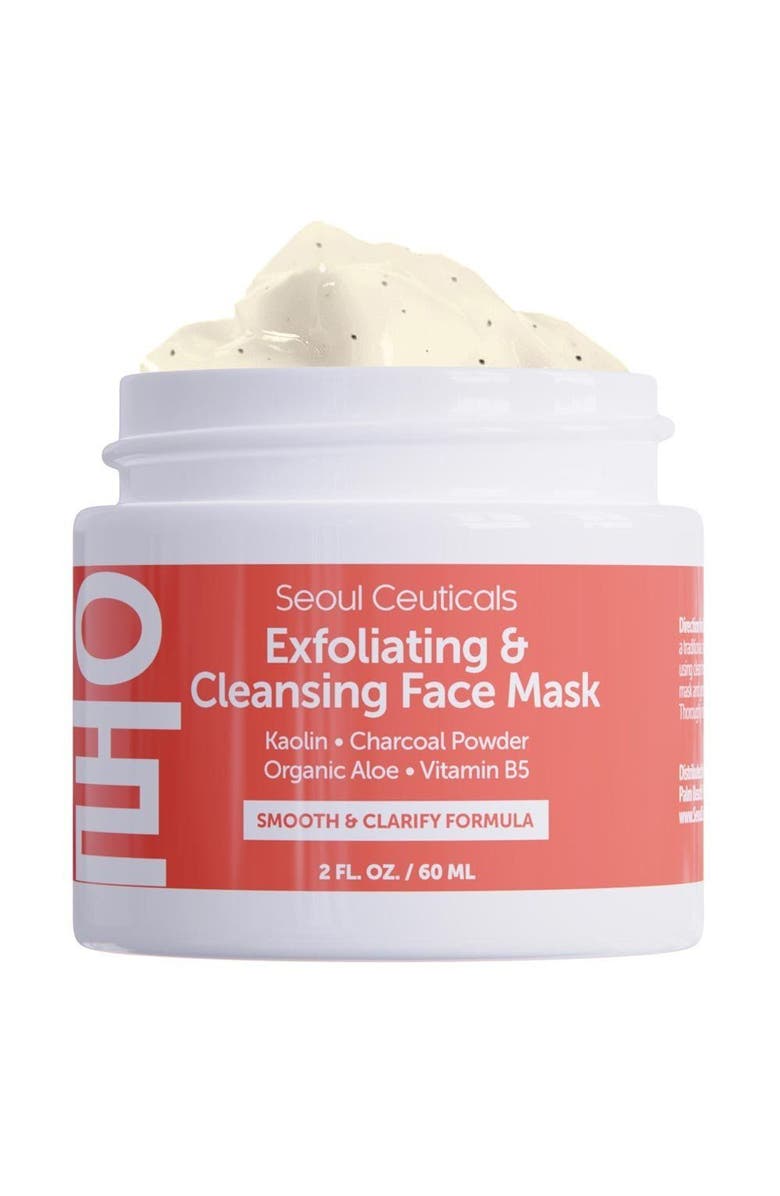 Seoul Ceuticals Exfoliating & Cleansing Korean Face Mask, Main, color, Clear