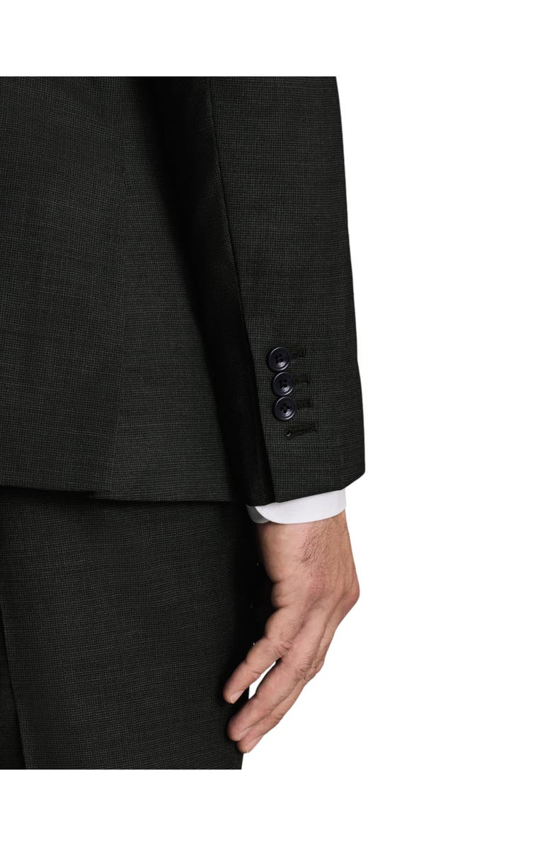 Charles Tyrwhitt Puppytooth Slim Fit Italian Suit Jacket, Alternate, color, Forest Green