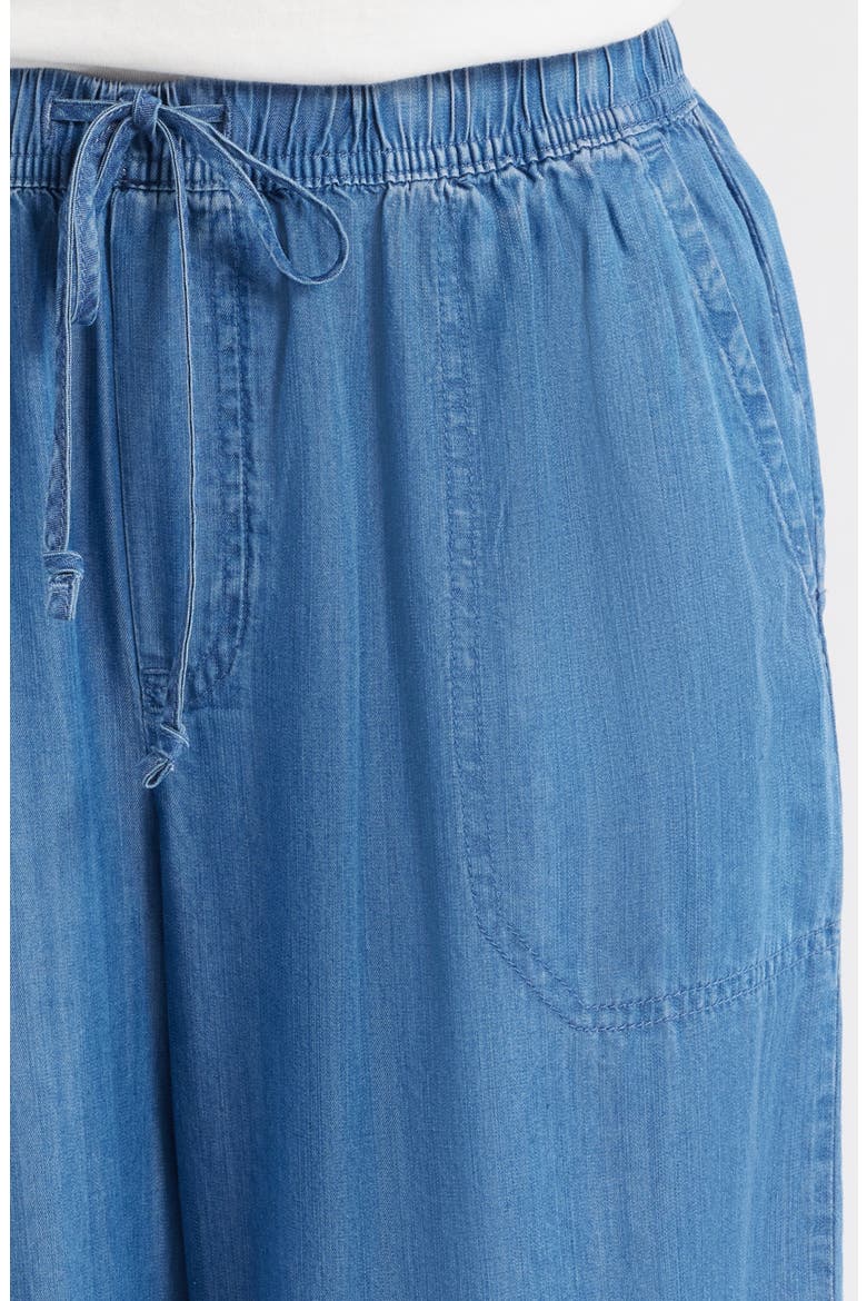 Isabeli Chambray Drawstring Pants, Alternate, color, BLUE WASH