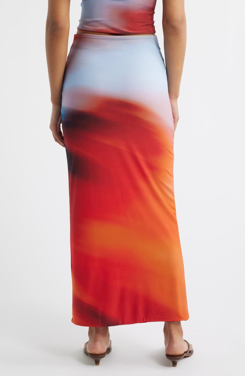 Feners Tu X Mi Maxi Skirt, Alternate, color, Rosella