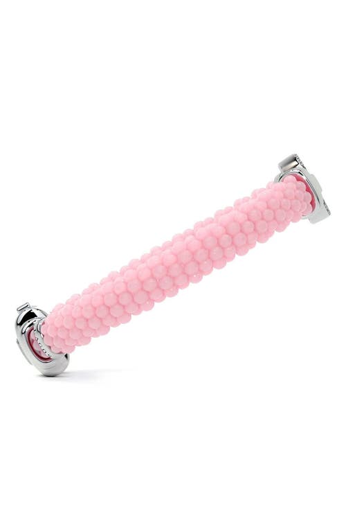 Lagos Pink Caviar Ceramic Diamond Circle Bracelet In Pink