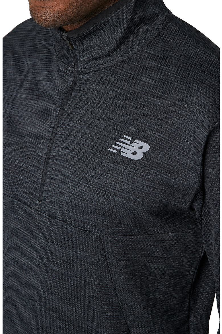 Tenacity Quarter Zip Performance Pullover, Alternate, color, BLACK HEATHER