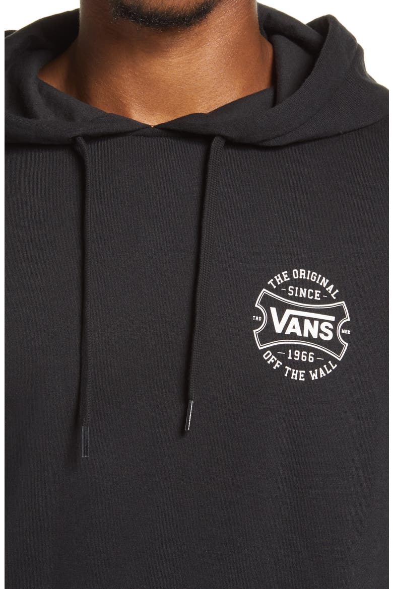 Original Men's Pullover Fleece Hoodie, Alternate, color, BLACK