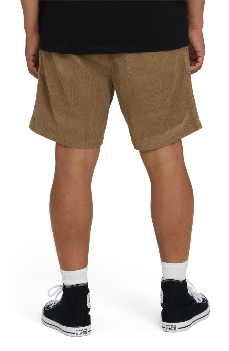 Billabong Larry Layback Cotton Corduroy Shorts, Alternate, color, Vintage Khaki