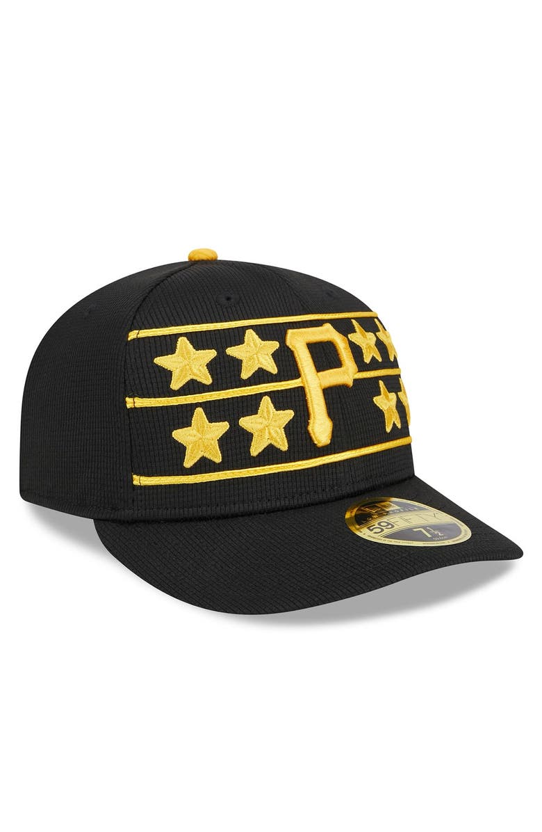 New Era Men's New Era Black Pittsburgh Pirates 2024 Batting Practice Low Profile 59FIFTY Fitted Hat, Alternate, color, Black