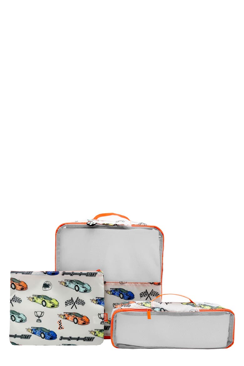 Kids' Set of 3 Mini Packing Bags, Main, color, GREY