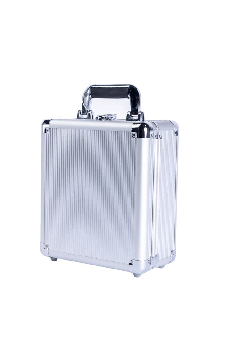 VinGlas 2-Stem Wine Glass Case, Alternate, color, Silver