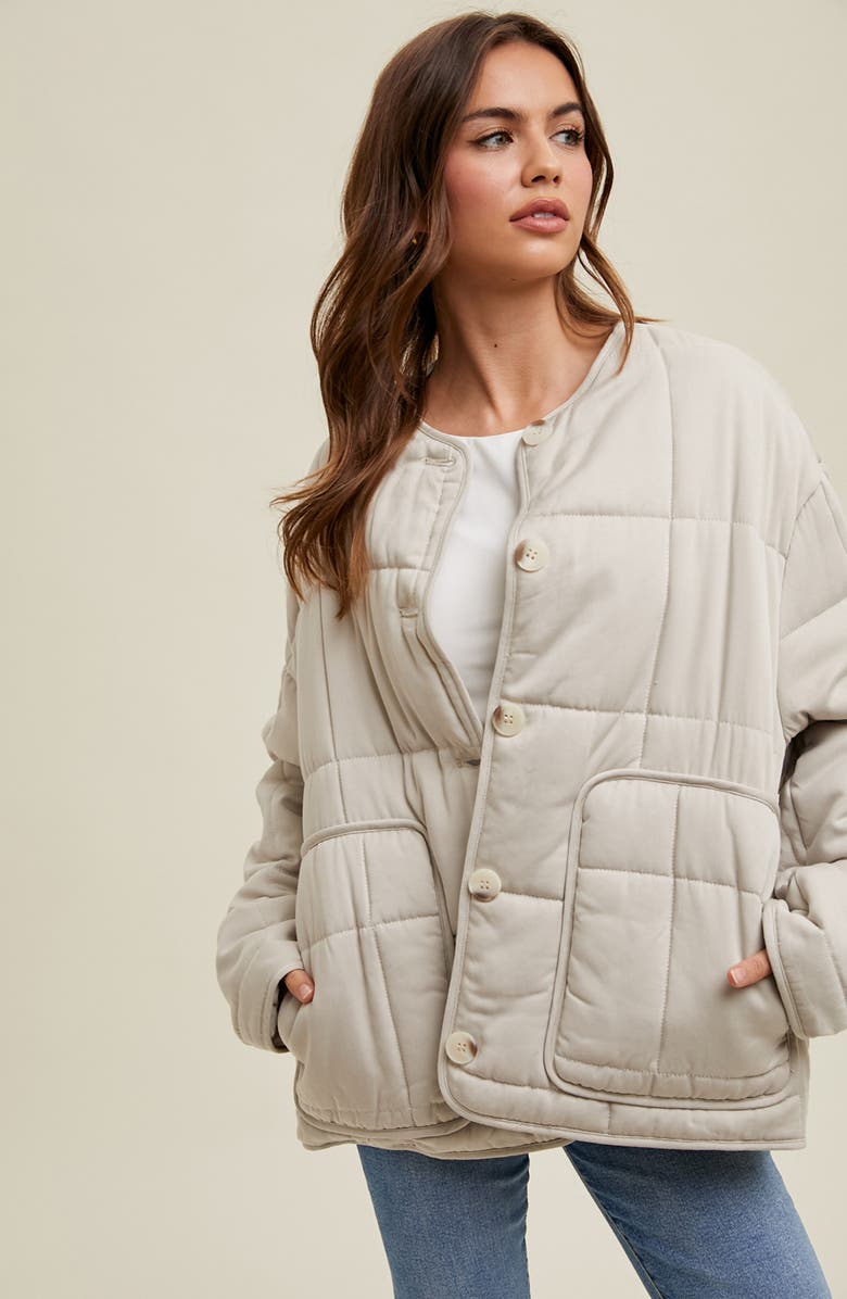 WISHLIST Oversize Quilted Jacket, Alternate, color,