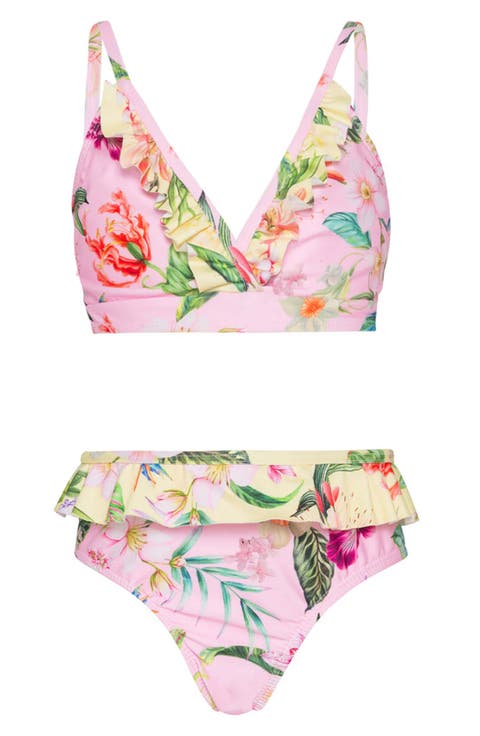 Kids' Elsie Ruffle Two-Piece Swimsuit (Toddler, Little Kid & Big Kid)