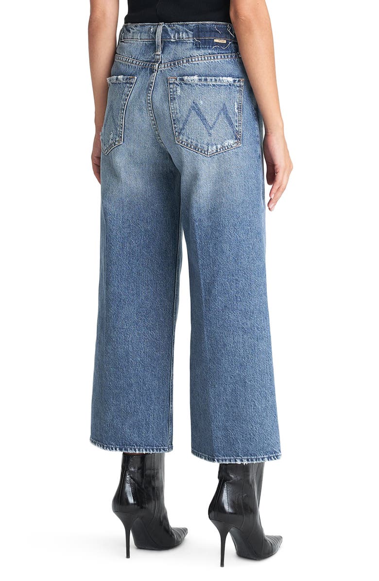 MOTHER The Tomcat Roller High Waist Crop Wide Leg Jeans, Alternate, color, 