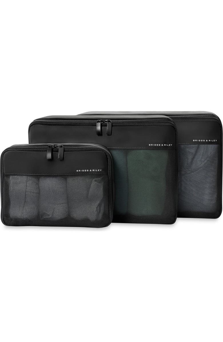 Briggs
Riley 3-Piece Carry-On Compression Packing Cubes, Main, color, Black