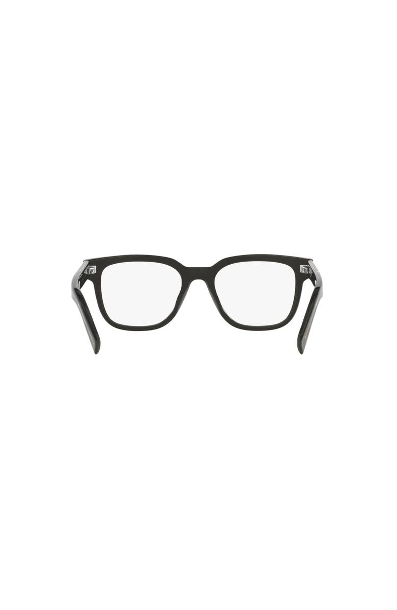 Saint Laurent 52mm Rectangle optical glasses, Alternate, color, Black