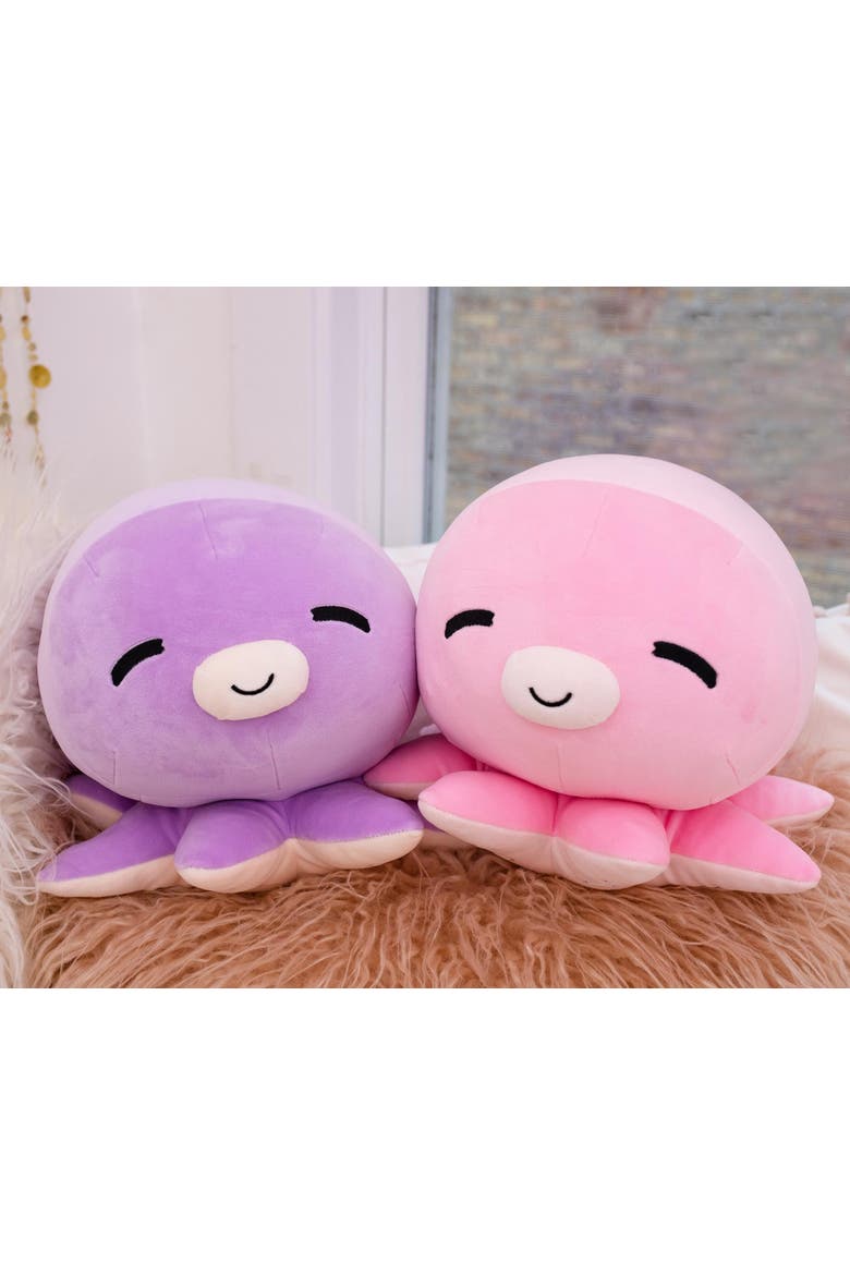 MochiOshis 12-Inch Character Plush Toy Animal Pink Octopus | Izumi Inkyoshi, Alternate, color, Pink