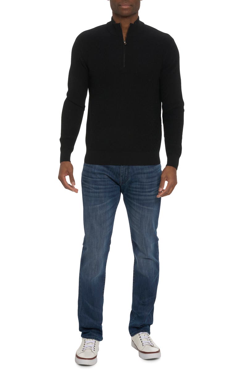 Robert Graham Reisman Quarter Zip Sweater, Alternate, color, 