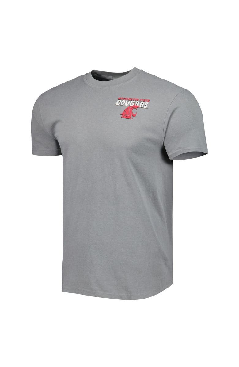 IMAGE ONE Men's Gray Washington State Cougars Adventure Comfort Colors T-Shirt, Alternate, color, 