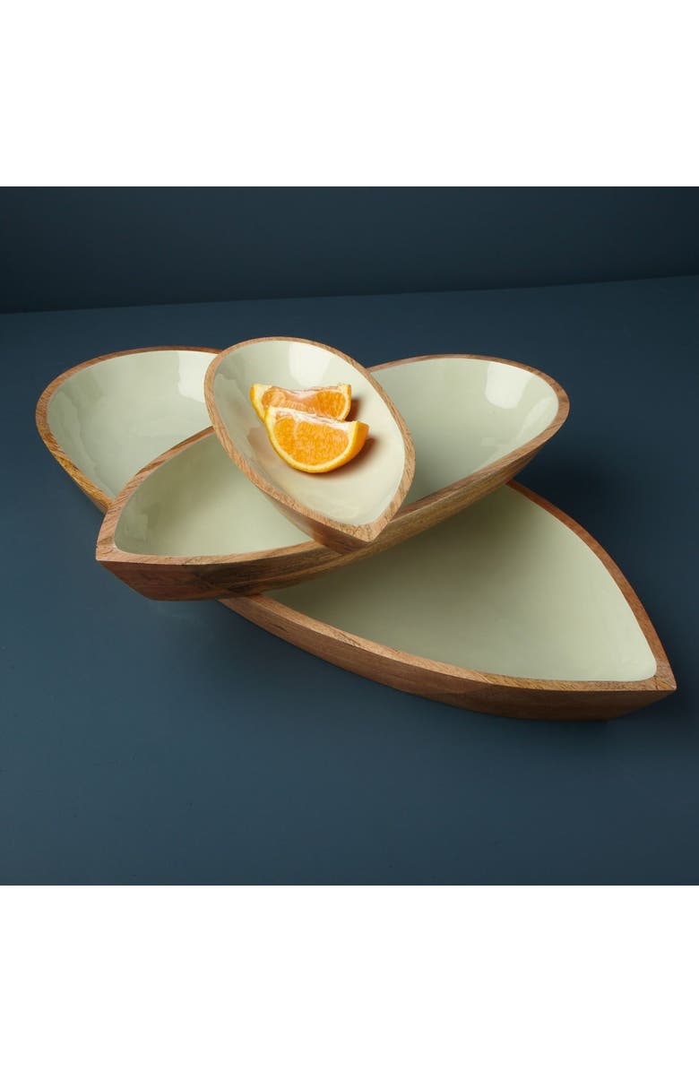 Be Home Madras Oval Bowl, Alternate, color, Sage