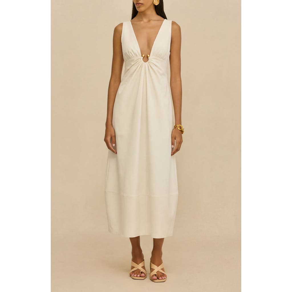 Cult Gaia Ebisu Sleeveless A-Line Dress in Off White at Nordstrom, Size 2