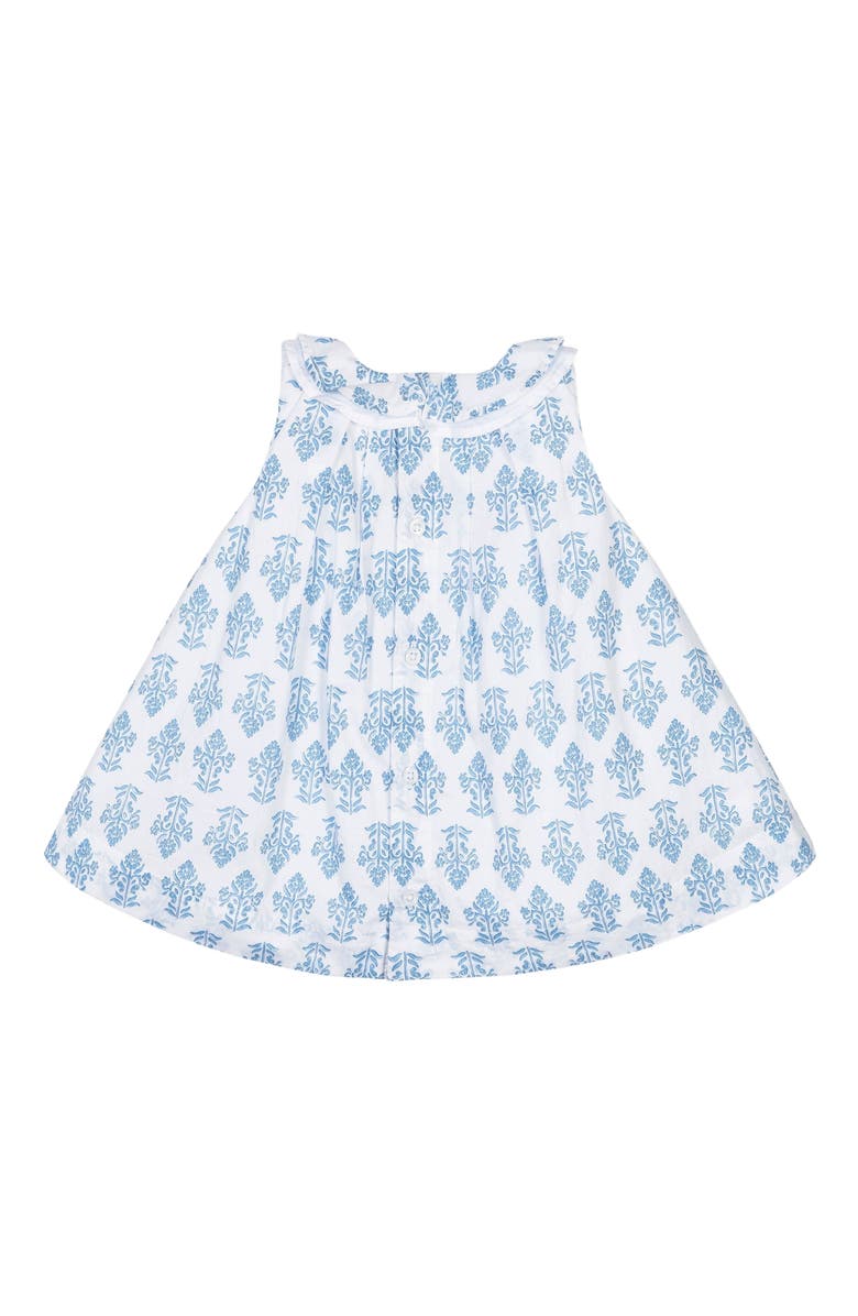 Hope & Henry Baby Organic Ruffle Collar Dress and Bloomer Set, Infant, Alternate, color, 