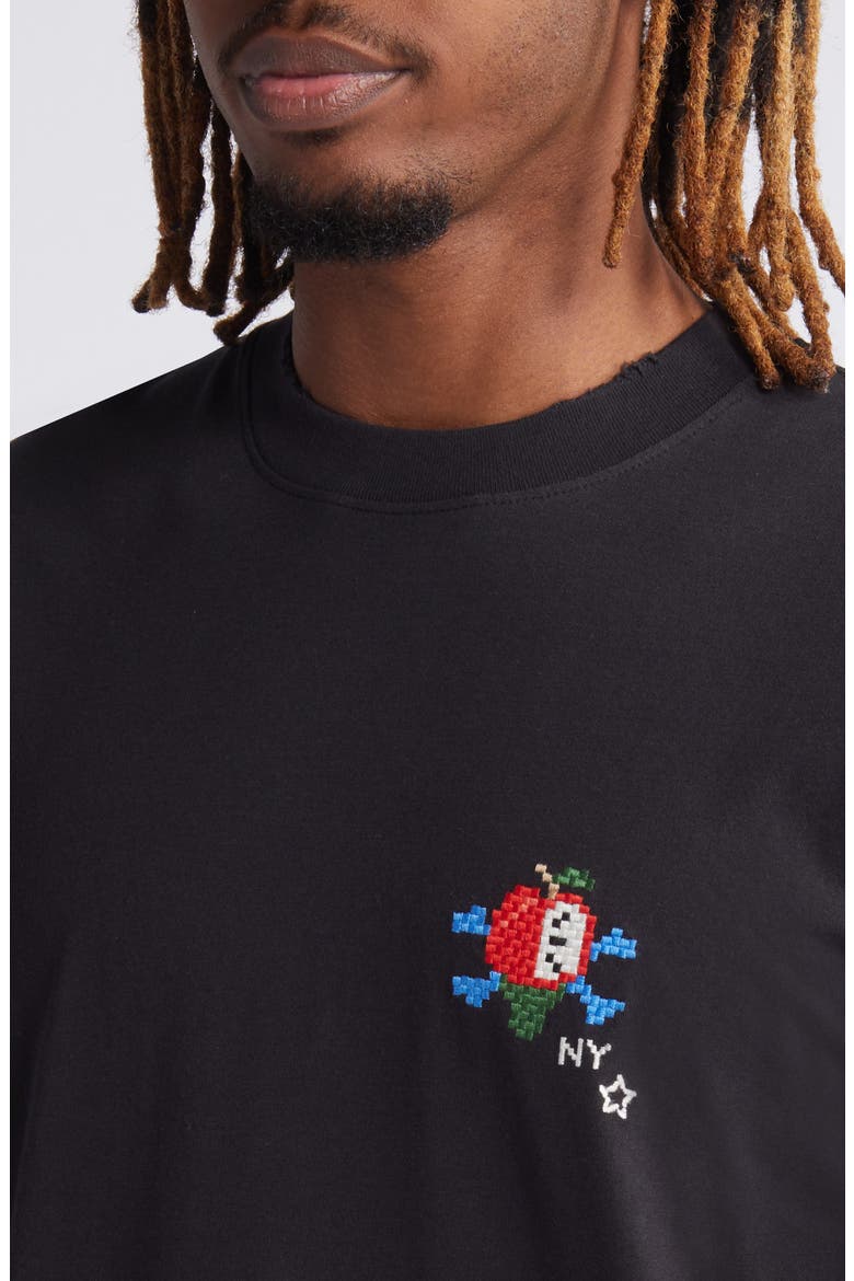 Voyager Embroidered Graphic T-Shirt, Alternate, color, STRETCH LI