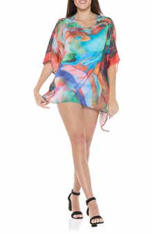RANEES Multicolor Poncho