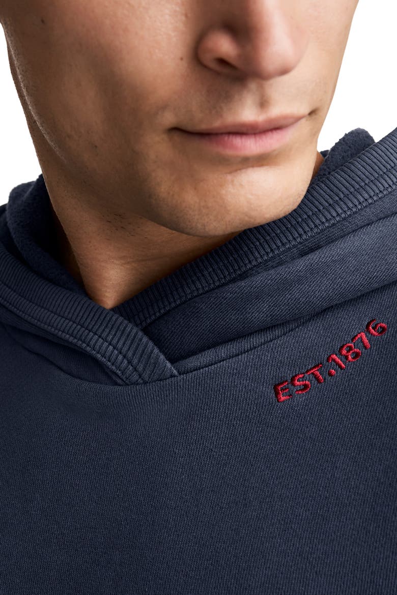 Men's 1876 Collection Boxing Hoodie, Alternate, color, 1876 Navy Blue
