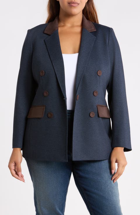 Notched Collar Blazer